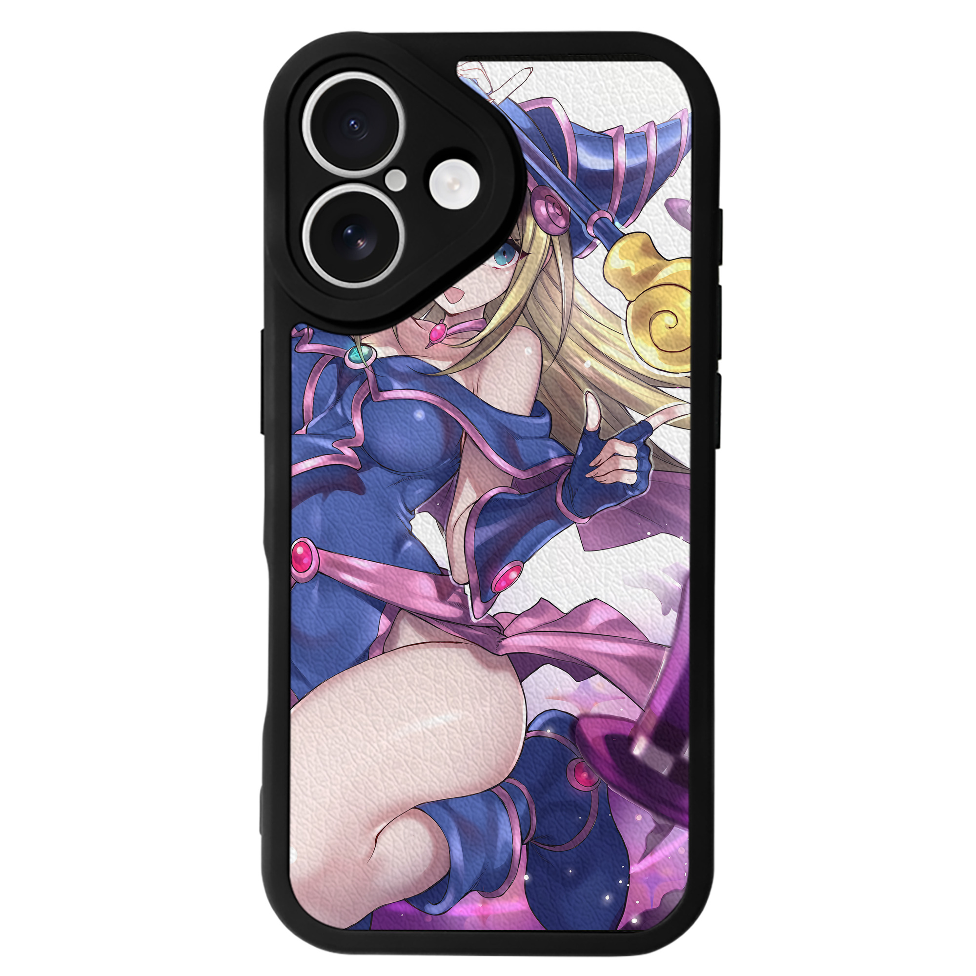 （画像用） 遊☆戯☆王 Yu-Gi-Oh! 【iPhone 16シリーズ対応】シリコンスマホケース（レザー調） 材質：シリコン